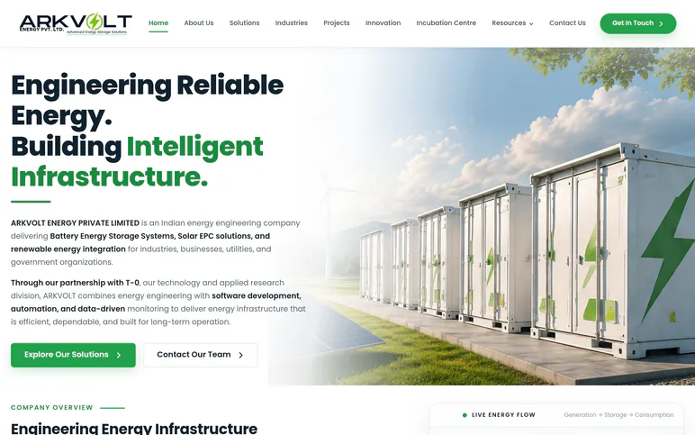 ArkVolt Energy corporate website