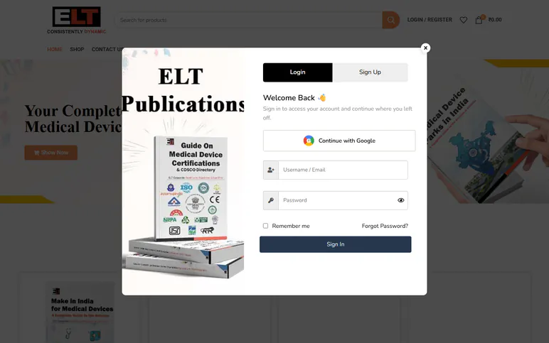 ELT Publication medical certification book store preview